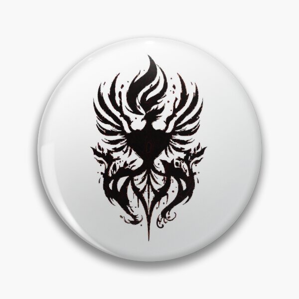 Artikelvorschau, Schwarzkirsche Rot Phoenix v1 entworfen und verkauft von KriticalDesigns.