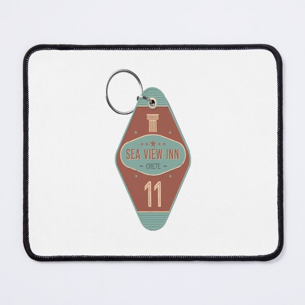 Item preview, Crete Greece Retro Motel Key Tag With Greek Icon designed and sold by stickercuffs.