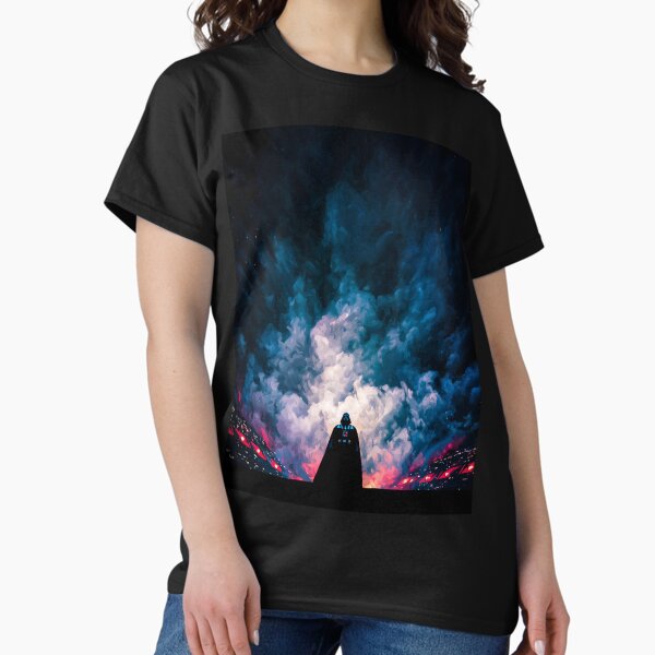 Item preview, Darth Vader Silhouette with Nebula Background designed and sold by Pir8alex13.