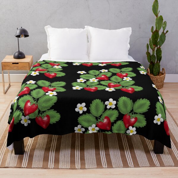 Item preview, Strawberries pattern designed and sold by Emendi.