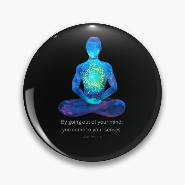Item preview, Meditation Alan Watts quote designed and sold by XDivineTees.