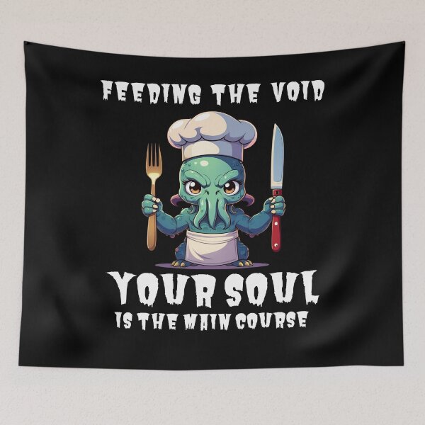 Item preview, Your Soul. Feeding the void. Your soul is the main course. designed and sold by MixedVibes Co..