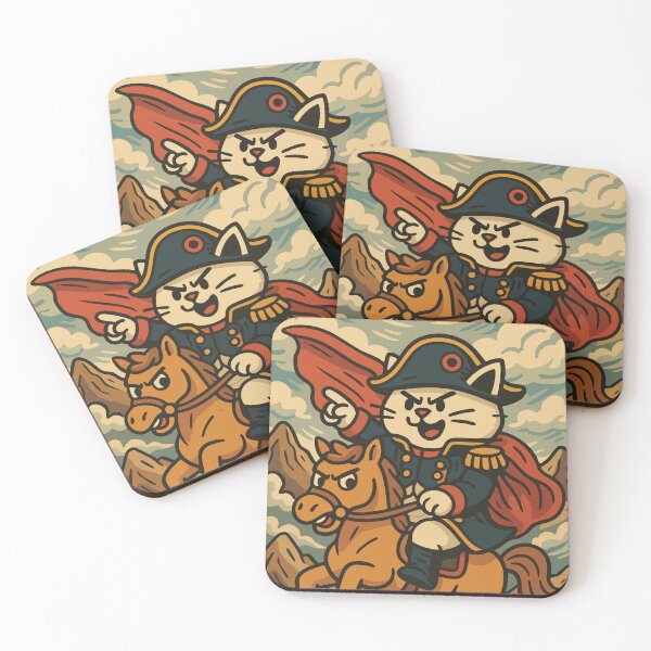 Item preview, Napoleon Cat Rider - Epic Historical Meme Illustration designed and sold by PierrelyHO.