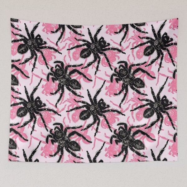 Item preview, Halloween Creepy Black Spider designed and sold by ArtbyJustis.