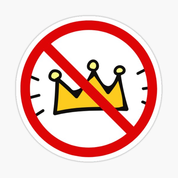 Item preview, No Kings - Save Democracy  designed and sold by Trialloja.