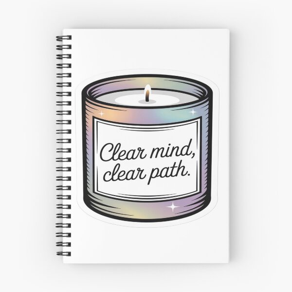 Item preview, Mindfulness Candle Quote – Sticker for Manifestation & Calm designed and sold by Eva Kiseleva.