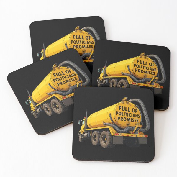 Item preview, Full of Politicians’ Promises - Meme Truck Design  designed and sold by KnockoutCustomPrint.