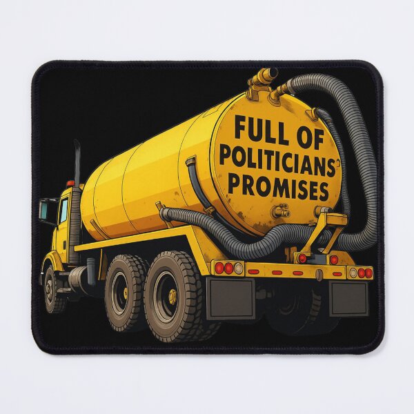 Item preview, Full of Politicians’ Promises - Meme Truck Design designed and sold by KnockoutCustomPrint.