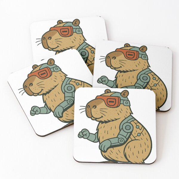 Item preview, Cyborg Capybara designed and sold by Capybarastore_77.