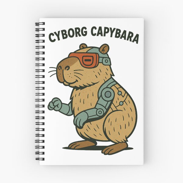 Item preview, Cyborg Capybara designed and sold by Capybarastore_77.