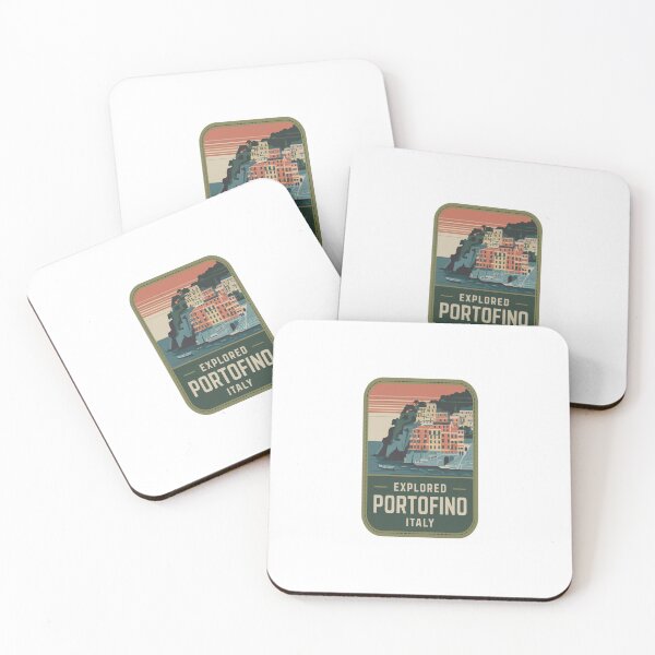 Item preview, Portofino Italy Adventure Patch Travel Badge designed and sold by stickercuffs.