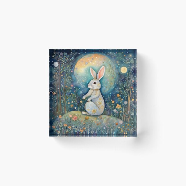 Item preview, Bunny in the Woods designed and sold by SlothicornSArt.