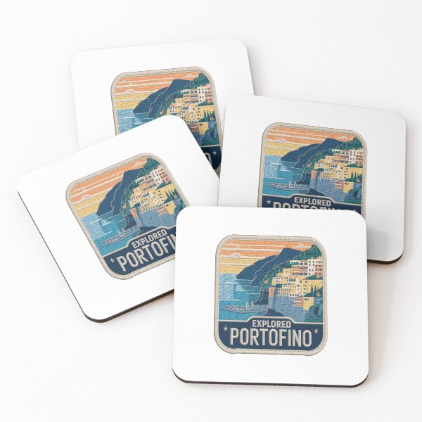 Item preview, Portofino Italy Adventure Patch Travel Badge designed and sold by stickercuffs.