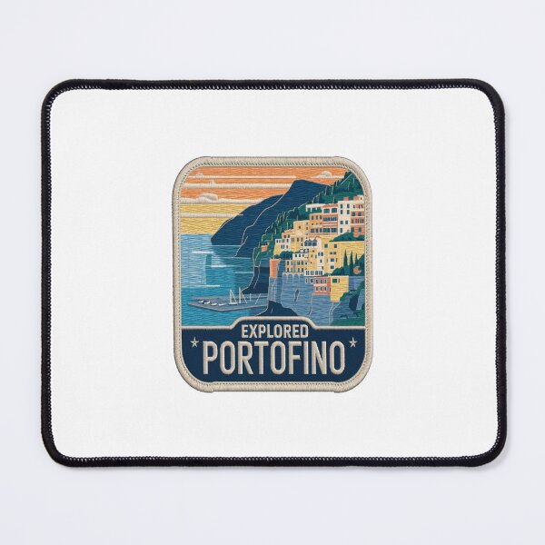 Item preview, Portofino Italy Adventure Patch Travel Badge designed and sold by stickercuffs.
