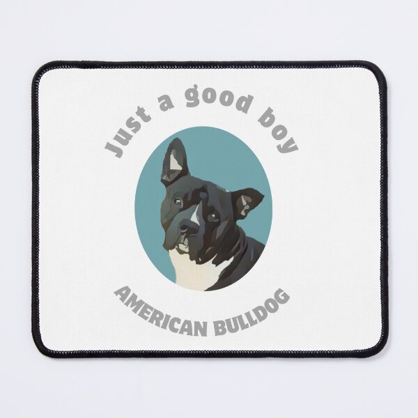 Item preview, Black and white American bulldog designed and sold by TaraPen.
