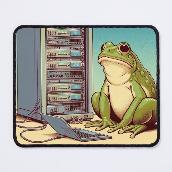 Item preview, Frog Admin Has Given Up designed and sold by nikkolaus.