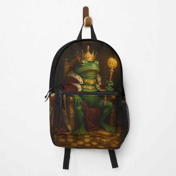 Item preview, The Bitcoin Frog King designed and sold by MarinaBlackArt.