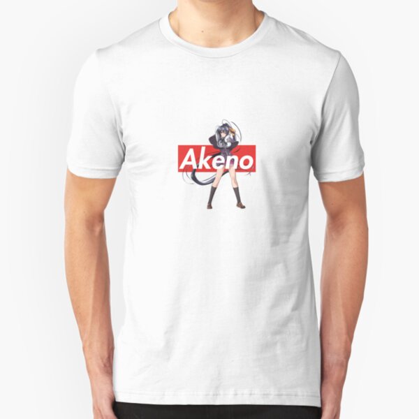 Supreme Box Logo Highschool DxD Akeno Himejima Slim Fit T-Shirt