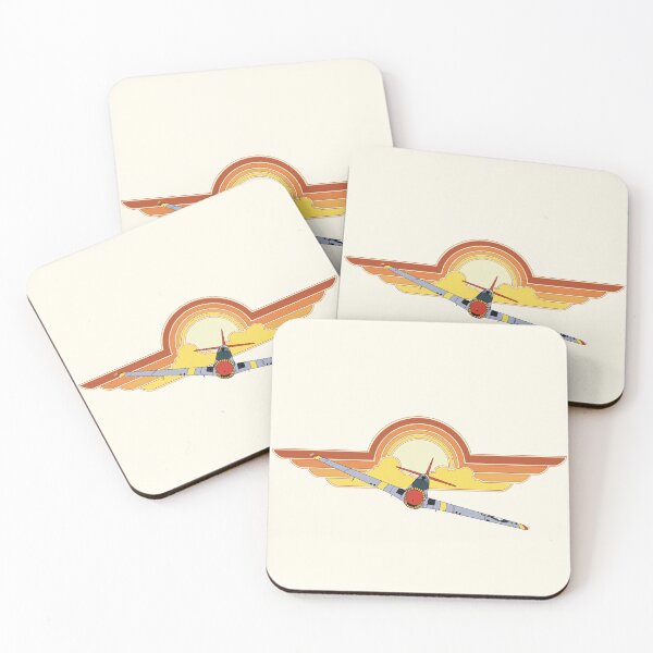Item preview, P-51 Mustang Flying at Sunset Aviation Design designed and sold by skye-studio.