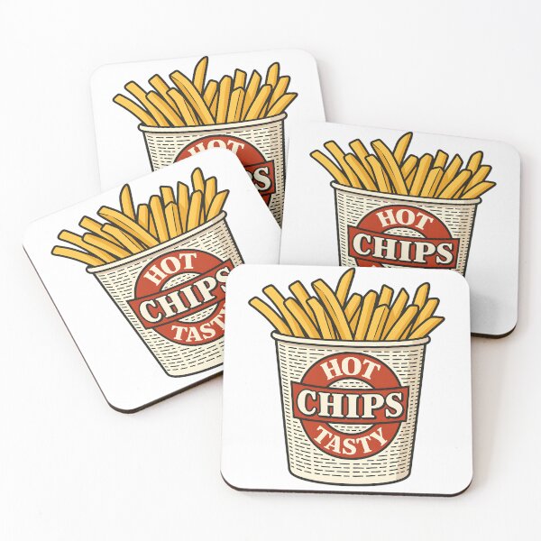 Item preview, Hot Chips Tasty Australia designed and sold by LoveLabDesign.