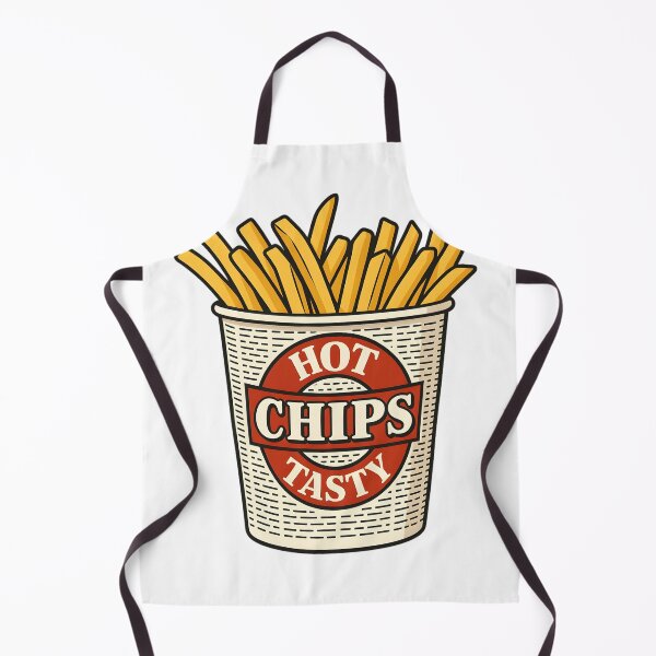 Item preview, Hot Chips Tasty Australia designed and sold by LoveLabDesign.
