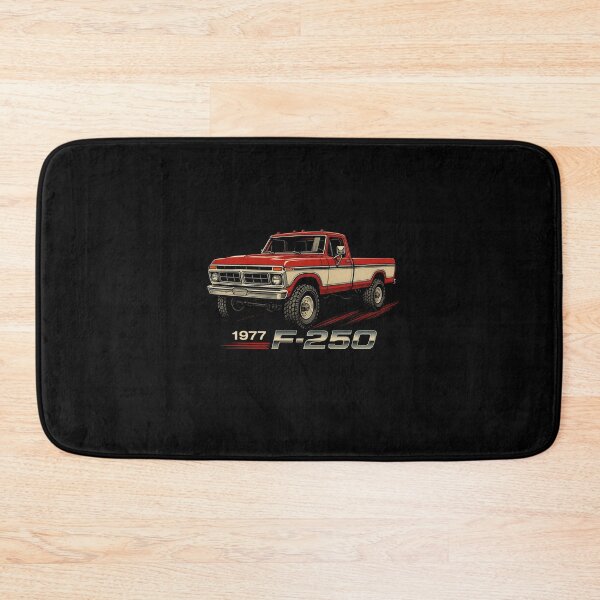 Item preview, 1977 Ford F-250 Red and White Classic Pickup Truck Art designed and sold by TheArtOfCar.