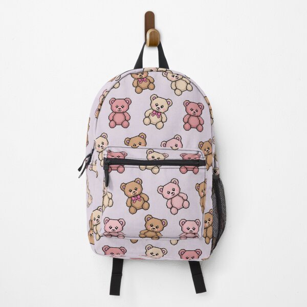 Item preview, Pixel Teddy Bear Pattern – Cute Pixel Art Plush Bears designed and sold by subliman.