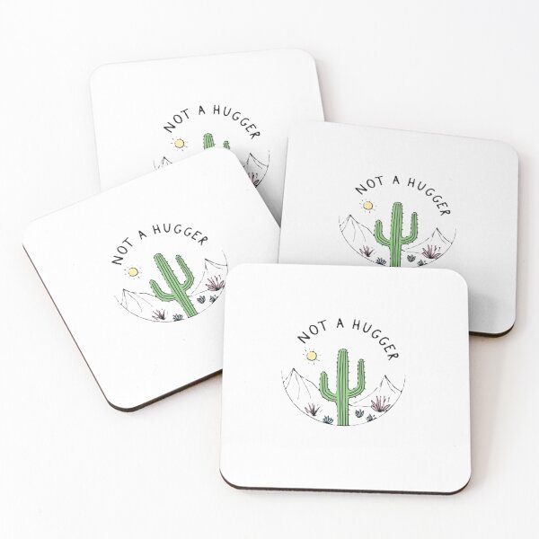 Item preview, Not a Hugger – Funny cactus design for individualists designed and sold by Eterna Vision.