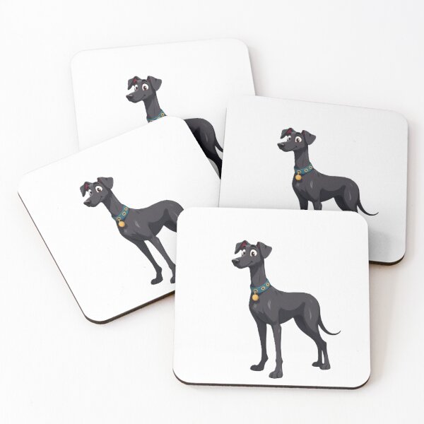 Item preview, Animated Style Greyhound Dog designed and sold by RedHeavenStudio.