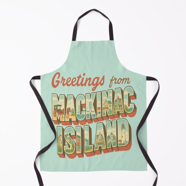 Item preview, Greetings from Mackinac Island: A Vintage Journey on Two Wheels designed and sold by Globalcitytees.