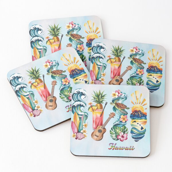 Item preview, Hawaii Brushstrokes designed and sold by Eclectic Monkey.