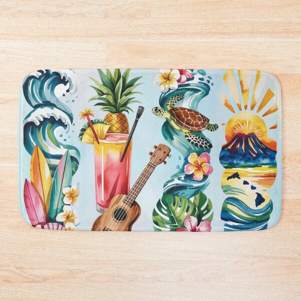 Item preview, Hawaii Brushstrokes designed and sold by Eclectic Monkey.