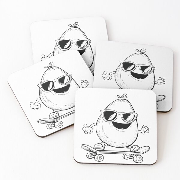 Item preview, Cool Skateboarding Mango designed and sold by Wylkerd.