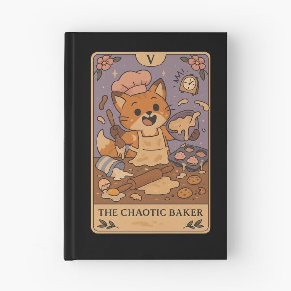 Item preview, The Chaotic Baker – Cute Fox Tarot Card Design designed and sold by SONandMOONcreationsAU.