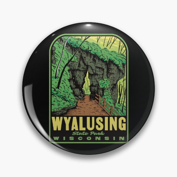 Item preview, Wyalusing State Park Retro Wisconsin River Art designed and sold by HalpinDesign.