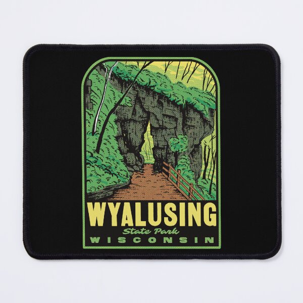Item preview, Wyalusing State Park Retro Wisconsin River Art designed and sold by HalpinDesign.