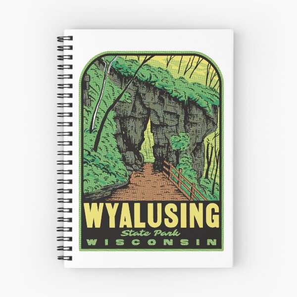 Item preview, Wyalusing State Park Retro Wisconsin River Art designed and sold by HalpinDesign.
