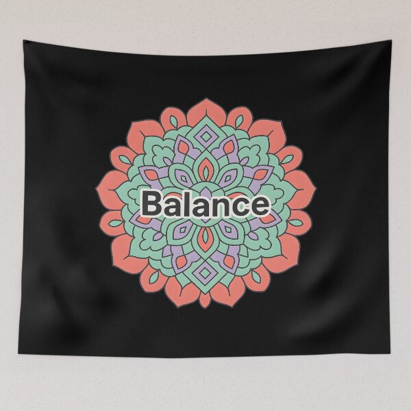 Item preview, Balance Mandala Calmness Sticker designed and sold by MysticArtisan.