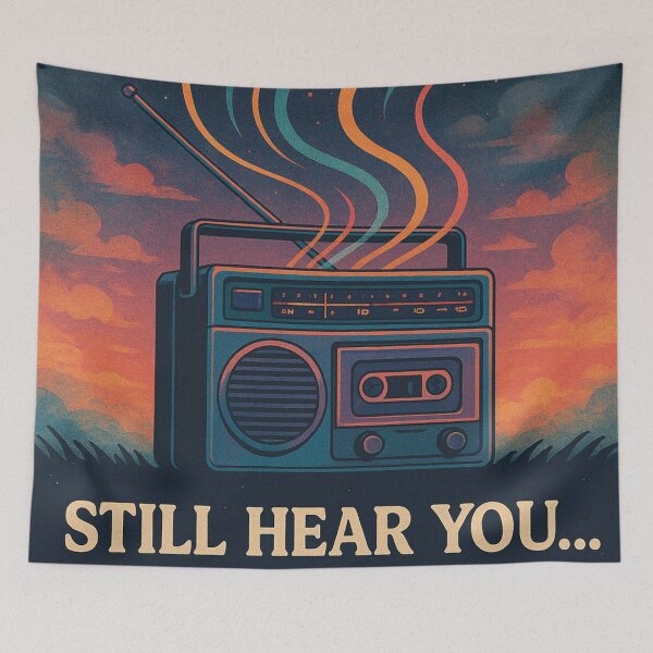 Item preview, A radio, Melodies of Eternal Nostalgia designed and sold by JonelleTshirts.