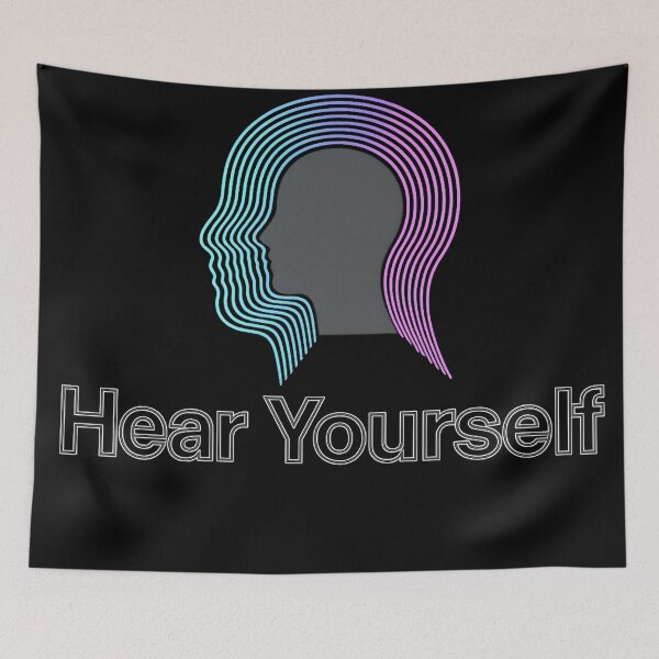 Item preview, Hear Yourself Mindful Head Art designed and sold by MysticArtisan.