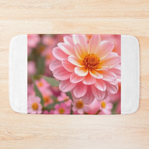 Item preview, Cute Flower Background Desktop Wallpaper – Vector Floral Design designed and sold by hjian8219.