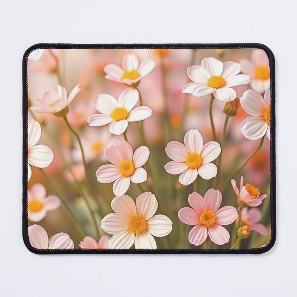 Item preview, Cute Flower Background Desktop Wallpaper – Vector Floral Design designed and sold by hjian8219.