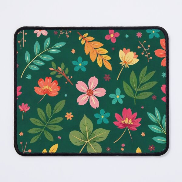 Item preview, Cute Flower Background Desktop Wallpaper – Vector Floral Design designed and sold by hjian8219.