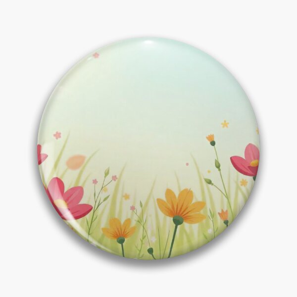 Item preview,  Cute Flower Background Desktop Wallpaper – Vector Floral Design designed and sold by hjian8219.