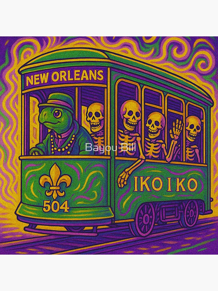 Deadhead Streetcar Sticker