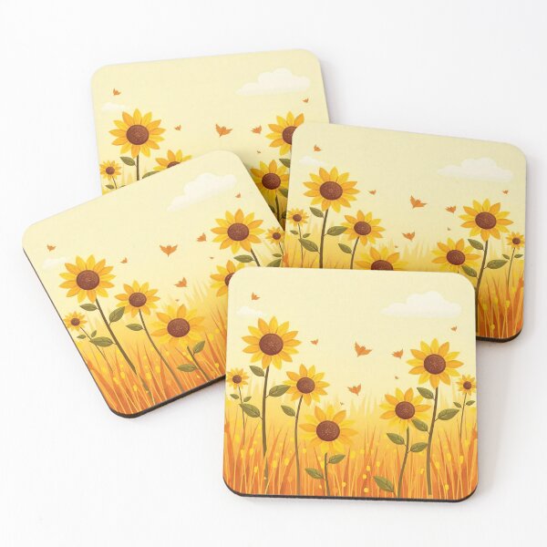 Item preview,  Cute Flower Background Desktop Wallpaper – Vector Floral Design designed and sold by hjian8219.