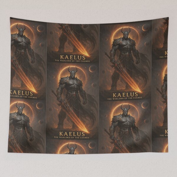 Item preview, Kaelus, The Warlord of the Cosmos| Dark Fantasy Warrior Art designed and sold by KMChronicles.