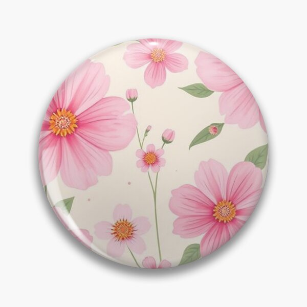 Item preview, Cute Flower Background Desktop Wallpaper – Vector Floral Design designed and sold by hjian8219.