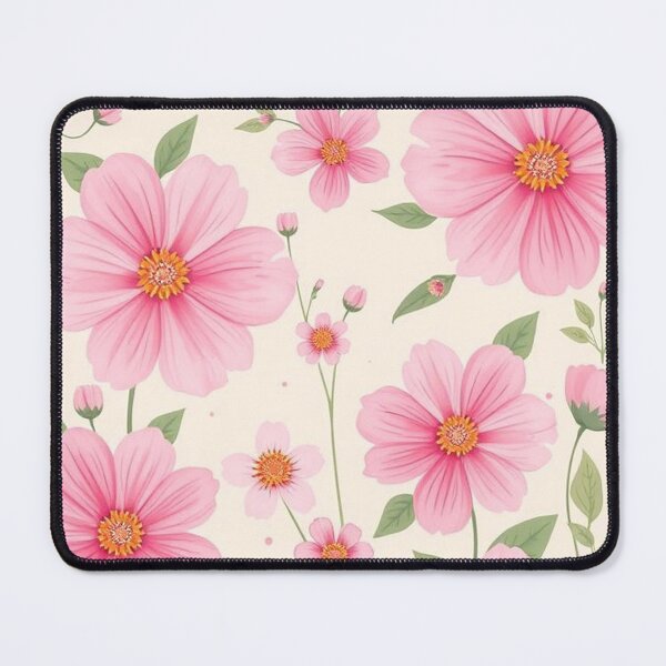 Item preview, Cute Flower Background Desktop Wallpaper – Vector Floral Design designed and sold by hjian8219.
