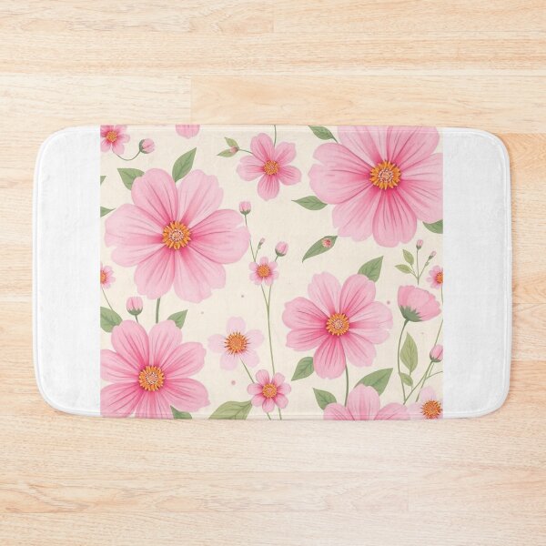 Item preview, Cute Flower Background Desktop Wallpaper – Vector Floral Design designed and sold by hjian8219.
